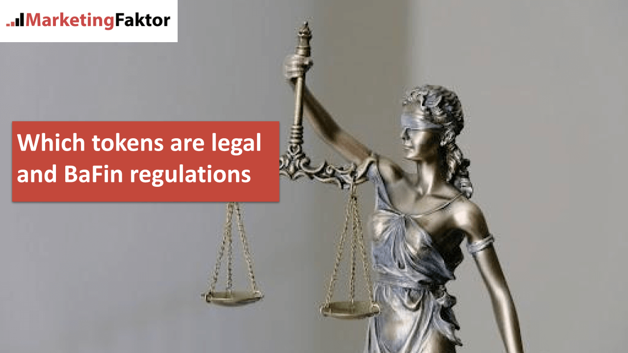 Which tokens are legal and BaFin regulations